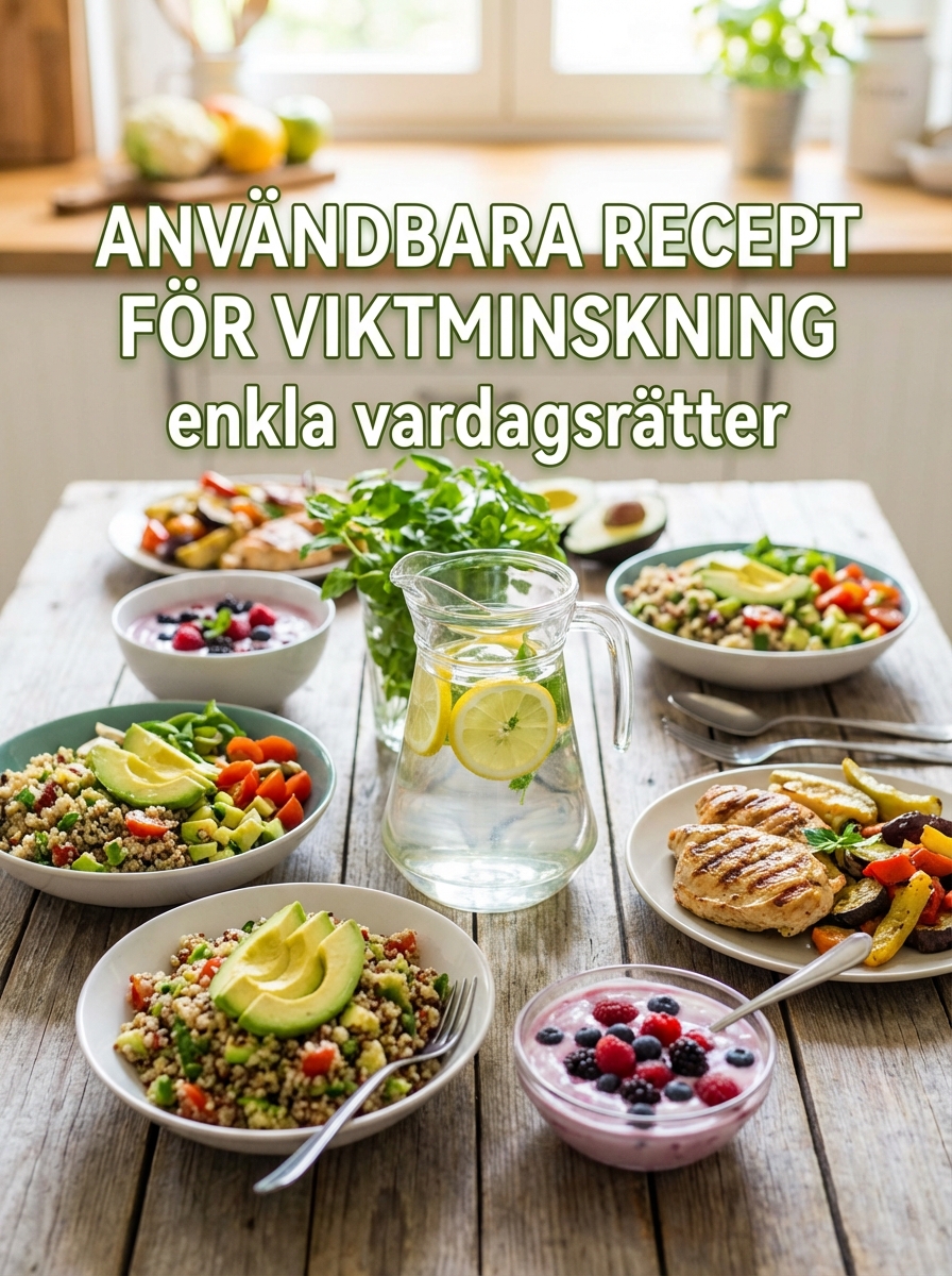 Nyttiga recept för viktminskning – enkla vardagsrätter
